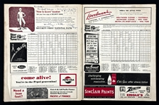1965 Sandy Koufax Perfect Game Los Angeles Dodgers Program - Scored September 9, 1965!