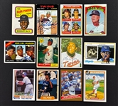 1950's - 1980's Topps, Fleer and Donruss Baseball Signed Card Collection (114)