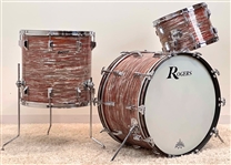 Rogers Pink Strata 9x13, 16x16, 14x22 Drum Set - Incredibly Rare Finish