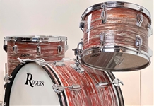 Rogers Pink Strata 9x13, 16x16, 14x22 Drum Set - Incredibly Rare Finish