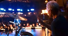 Charlie Watts Signed 18 UFIP Cymbal Used on 2006 Rolling Stones World Tour and Scorcese <em>Shine a Light</em> Documentary