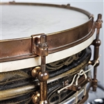 Ludwig 1920's 4x14 Black Beauty Snare Drum Owned by Papa Jo Jones and Several of the Most Prominent Drummers in History