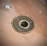 Larry Bunker's Gretsch 1950's Round Badge Drum Kit; 8x12, 14x14, 14x20; 3 ply shells; Copper Mist finish