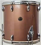 Larry Bunker's Gretsch 1950's Round Badge Drum Kit; 8x12, 14x14, 14x20; 3 ply shells; Copper Mist finish