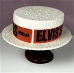 Early 1970s “Elvis Summer Festival / RCA” Styrofoam “Straw” Hat with Bright Red Band