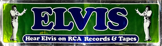Massive 12-Foot Mylar Banner for 1974 Elvis Las Vegas Hilton Shows - One of Only 40 Ever Made!
