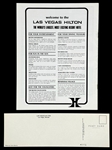 December 1975 Elvis Presley COMPLETE “Las Vegas Hilton Special Souvenir Package” Incl. Promotional Photos, Posters, Postcards and Calendar
