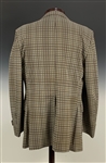 Elvis Presley Owned “Lansky Brothers” Brown Plaid Sport Coat – From The 1995 Jimmy Velvet Collection Auction
