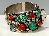 Elvis Presley Owned Silver and Turquoise Watchband