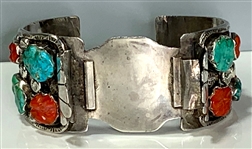 Elvis Presley Owned Silver and Turquoise Watchband