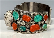 Elvis Presley Owned Silver and Turquoise Watchband
