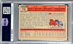 1957 Topps #76 Roberto Clemente - PSA VG-EX 4