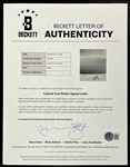 Colonel Parker Signed Letter Defending His Legacy! (Beckett Authentic)
