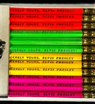 1956 Elvis Presley Enterprises Unopened Pictorial Package of 12 Sincerely Yours, Elvis Presley Pencils