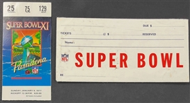 1970's Los Angeles Coliseum and Other Classic LA Venues Ticket Collection Incl. Super Bowl XI and Rose Bowl Tickets (47)