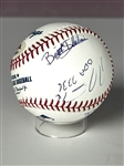 Medal of Honor Winners Signed Baseabll - David Bellavia, Ty Carter, Leroy Petry and Britt Slabinski (PSA/DNA)